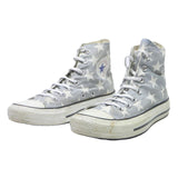 CONVERSE Chuck Taylor All Star Star Print Womens High Top Trainers Grey White