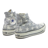CONVERSE Chuck Taylor All Star Star Print Womens High Top Trainers Grey White