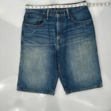 Levis Denim Shorts - 31W 12L Blue Cotton