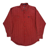 Chaps Ralph Lauren Checked Shirt - Large Red Cotton