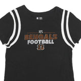NFL Womens Black Bengals Football T-Shirt L Short Sleeve Crew Neck Sportswear