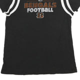 NFL Womens Black Bengals Football T-Shirt L Short Sleeve Crew Neck Sportswear