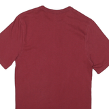 CHAMPION Mens Maroon Crew Neck Short Sleeve T-Shirt XS Classic Cotton Blend