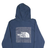 THE NORTH FACE Mens Blue Hoodie M Cotton Pullover Drawstring