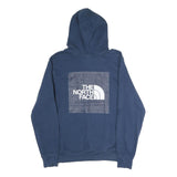 THE NORTH FACE Mens Blue Hoodie M Cotton Pullover Drawstring