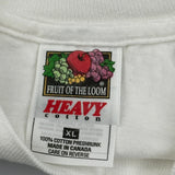 Single Stitch Strawberry Kiwi Fruit Of The Loom Graphic T-Shirt - XL Multicoloured Cotton