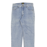 LEE Mens Slim Jeans Blue Denim W28 L32 Zip Classic Plain Cotton