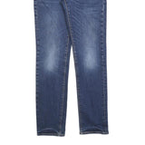 LEVI'S 511 BIG E Mens Slim Blue Denim Medium W31 L32 Zip Jeans Authentic Vintage