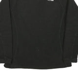 THE NORTH FACE Womens Black Fleece Jacket M Polyester Blend Zip Classic Outdoor
