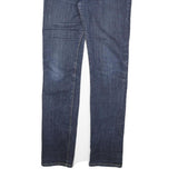 CARHARTT Mens Slim Blue Denim Jeans W29 L32 Cotton Blend Zip Plain Pocket