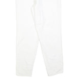 BIG STAR Womens Jeans White Regular Straight Denim W30 L30 Cotton Blend Zip