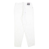 BIG STAR Womens Jeans White Regular Straight Denim W30 L30 Cotton Blend Zip