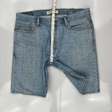 Levis Denim Shorts - 36W 10L Acid Wash Cotton