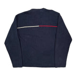 Tommy Hilfiger Striped Sweater - XL Navy Cotton