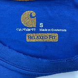 Carhartt T-Shirt - Small Blue Cotton