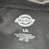 Dickies T-Shirt - Large Black Cotton