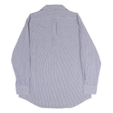 LAUREN RALPH LAUREN Mens Blue Check Shirt L Cotton Long Sleeve Classic Fit