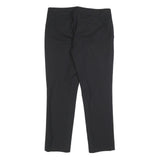 BANANA REPUBLIC Womens Wool Blend Black Slim Straight Trousers W29 L25 Formal
