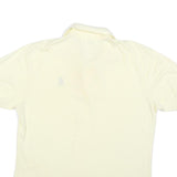 DISNEY Mens Cream Disney Mickey Mouse Short Sleeve Polo Shirt XL Cotton Blend