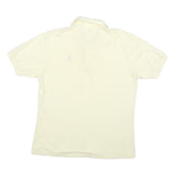 DISNEY Mens Cream Disney Mickey Mouse Short Sleeve Polo Shirt XL Cotton Blend