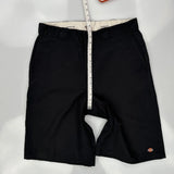 Dickies Shorts - 36W 11L Black Cotton
