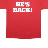 JERZEES Mens Red Red Raider Basketball Graphic T-Shirt L Short Sleeve Crew Neck