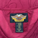 Harley Davidson Top - XL Red Polyamide