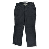 Carhartt Cargo Trousers - 32W 28L Black Cotton