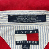 Tommy Hilfiger Polo Shirt - XL Red Cotton