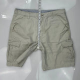 Dockers Cargo Shorts - 34W 10L Gray Cotton