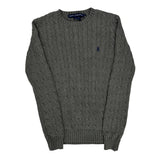 Ralph Lauren Sport Sweater - Small Gray Cotton