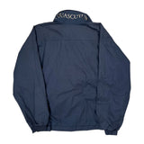 Aquascutum Checked Jacket - Large Blue Polyester