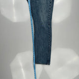 501 Levis Jeans - 33W 31L Blue Cotton