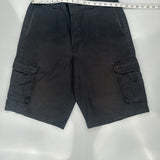 Dickies Cargo Shorts - 36W 11L Black Cotton