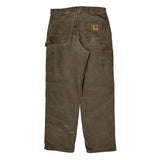 Carhartt Carpenter Pants - 33W 33L Brown Cotton