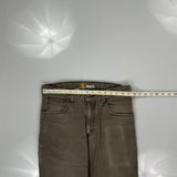 Carhartt Carpenter Trousers - 30W 31L Grey Cotton