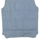 WOOLRICH Boys Blue Light Blue Puffer Jacket L Polyester Zip Sleeveless Outdoor