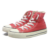 CONVERSE Chuck Taylor All Star Womens High Top Trainers Red Canvas UK 4 Classic