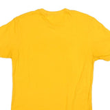 MITCHELL & NESS Mens Yellow Warriors Basketball T-Shirt M Short Sleeve Crew Neck