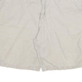 CARHARTT Mens Casual Grey Shorts Relaxed Fit 3XL W40 Cotton Blend Button Closure