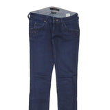 CALVIN KLEIN JEANS Womens Slim Blue Denim Jeans W27 L31 Rhinestone Embellished