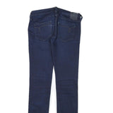 CALVIN KLEIN JEANS Womens Slim Blue Denim Jeans W27 L31 Rhinestone Embellished