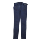 CALVIN KLEIN JEANS Womens Slim Blue Denim Jeans W27 L31 Rhinestone Embellished