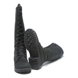 TIMBERLAND Tall Lace-Up Womens Black Synthetic Boots UK 4.5 Winter Fashion