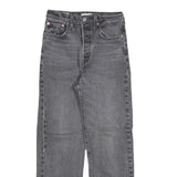 LEVI'S Womens Regular Fit Straight Leg Denim Dark W27 L29 Button Cotton Jeans