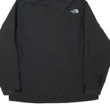THE NORTH FACE Mens Black Outdoor Jacket L Polyester Blend Plain Zip Hooded