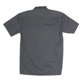 DICKIES Mens Grey Big Rock Brewery Work Shirt S Cotton Blend Button Fastening