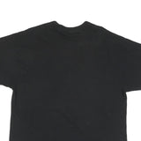 DOM Mens Black Space Wolf Graphic T-Shirt XL Short Sleeve Crew Neck Unique Print