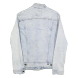 LEVI'S Mens Blue Denim Jacket L Cotton Button Closure Classic Fit Casual Style