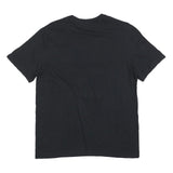 NIKE Mens Black Just Do It T-Shirt M Short Sleeve Crew Neck Cotton Blend